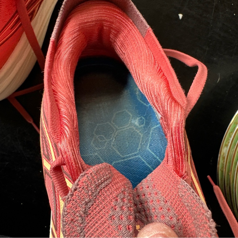 Asics Gel-Nimbus 27 Dark Pink Clay Orange glow running sneakers 8.5 - Picture 11 of 15